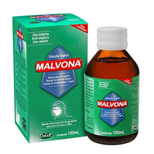 Malvona 0,2mg/ml + 60mg/ml + 1mg/ml Frasco 100ml