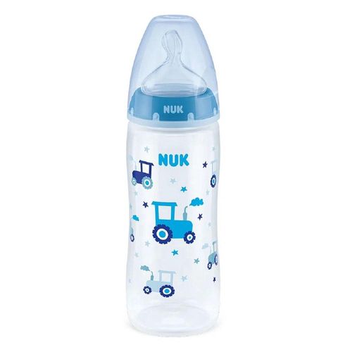 Mamadeira Nuk First Choice Boy com Controle de Temperatura 6 Meses+ Capacidade 360ml