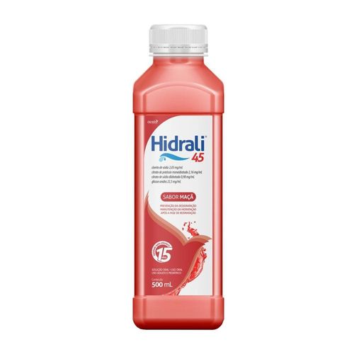 Hidrali 45 Solução de Uso Oral Sabor Maçã 500ml
