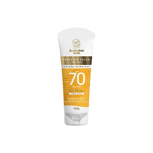 Protetor Solar Corporal Australian Gold Gel Creme FPS70 200g