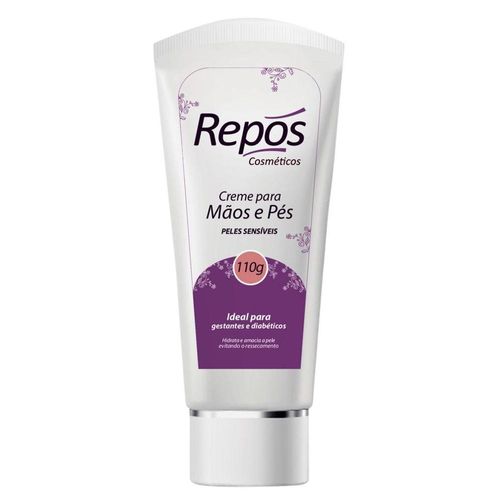 Repos Creme Mão Pés Pele Sensível 110g