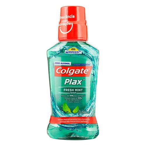 Enxaguatório Bucal Sabor Fresh Mint Colgate Plax 250ml
