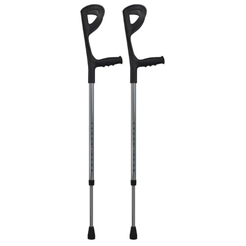 Muleta Canadense Fixa Preta Mercur com 1 Unidade