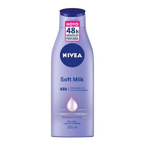 Loção Hidratante Nivea Soft Milk 200ml