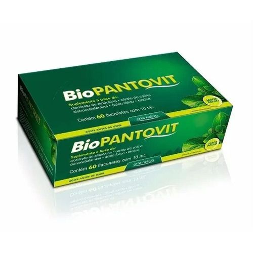 BioPantovit Solução de Uso Oral Sabor Boldo com 60 Flaconetes com 10ml