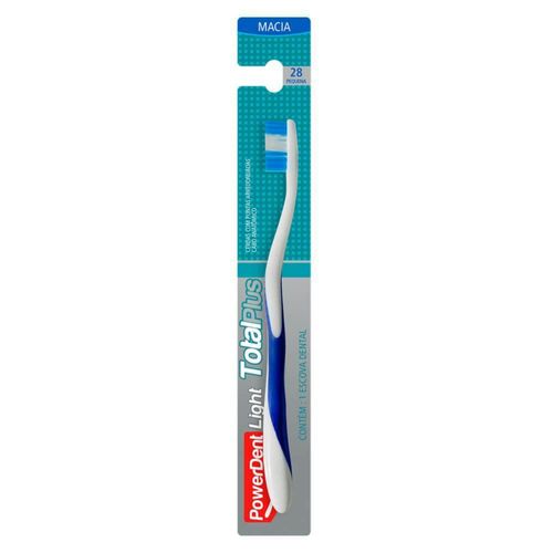 Powerdent Escova Dental Light Total Plus 28 Macia com 1 Unidade