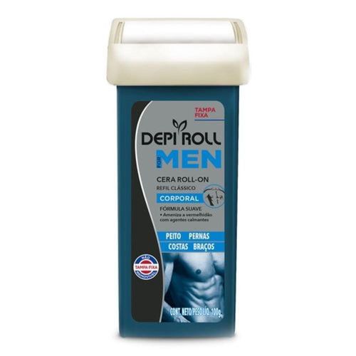 Refil Cera Depilatória For Men Depi Roll 100g