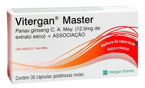 Vitergan Master com 30 Cápsulas Moles