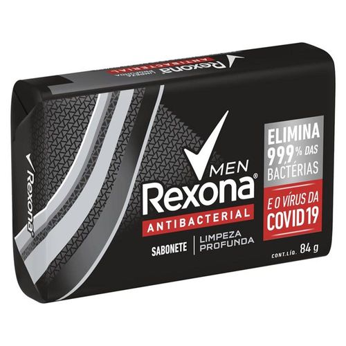 Sabonete em Barra Men Antibacteriano Limpeza Profunda Rexona 84g
