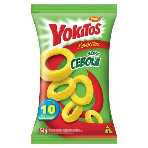 Salgadinho Yokitos Sabor Cebola Favoritos 60g