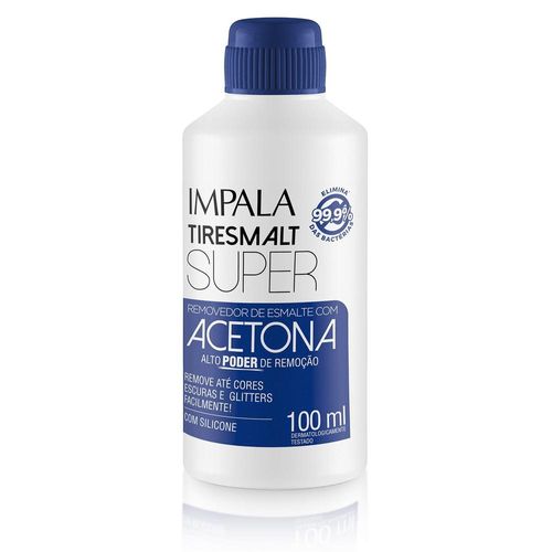 Removedor de Esmaltes Impala Tiresmalt Super com Acetona 100ml