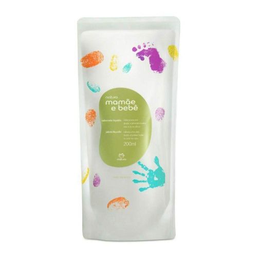 Natura Mamae-Bebe Sabonete Líquido Glicerinado da Cabeça aos Pés Refil 200ml