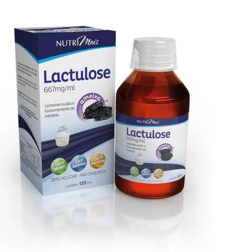 Lactulose 667mg/ml Solução Oral Sabor Ameixa Frasco 120ml