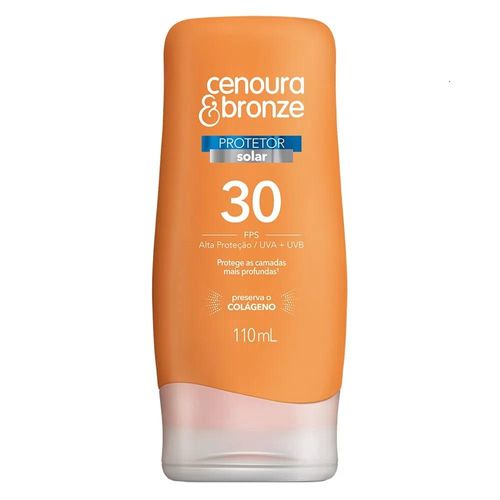 Protetor Solar FPS 30 Cenoura & Bronze 110ml