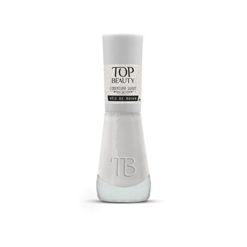Esmalte Top Beauty Véu de Noiva com Cobertura Suave 9ml