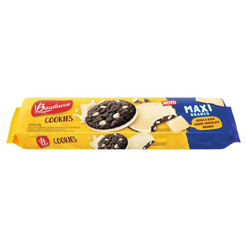 Cookies Bauducco Maxi Cobertura Chocolate Branco 96g
