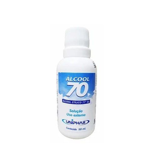 Álcool 70% Antisséptico Uniphar 50ml