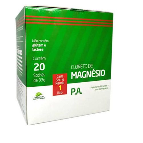Cloreto de Magnésio PA Medinal com 20 Sachês com 33g