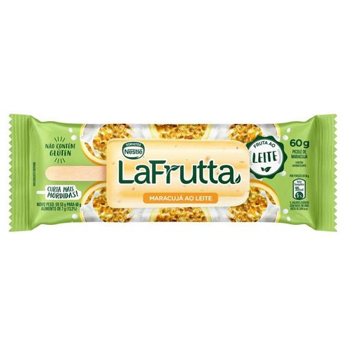 Picolé Lafrutta Maracujá ao Leite 60g