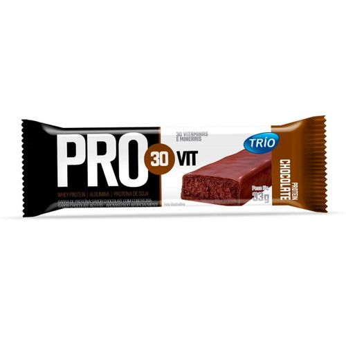 Barra de Proteínas Pro30Vit Chocolate 30 Vitaminas 33g