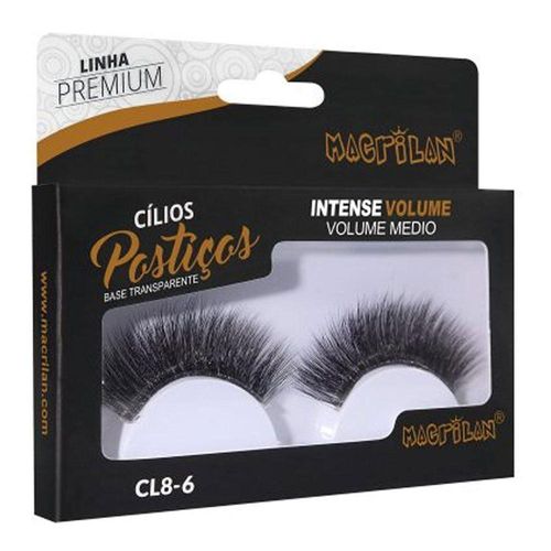 Macrilan Cílios Postiços Intense Volumes Cl8-6 com 1 Par