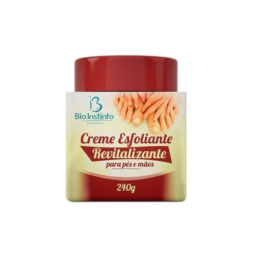 Creme Esfoliante Revitalizante de Pés e Mãos Bio Instinto 240g