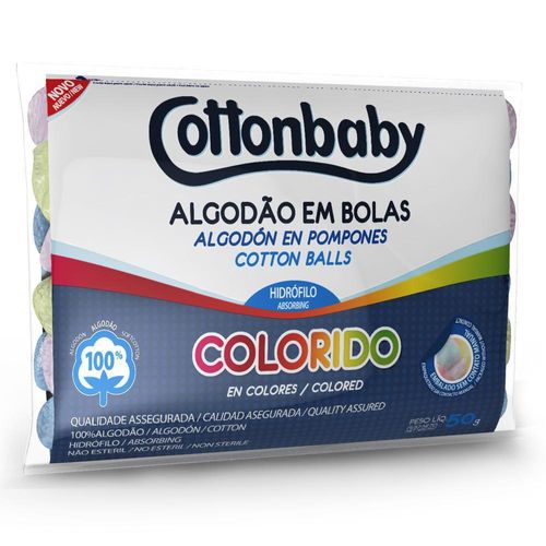 Cottonbaby Algodão Bola Colorido 50g