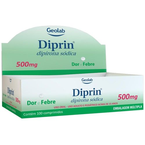 Diprin 500mg com 25 Blísteres com 4 Comprimidos