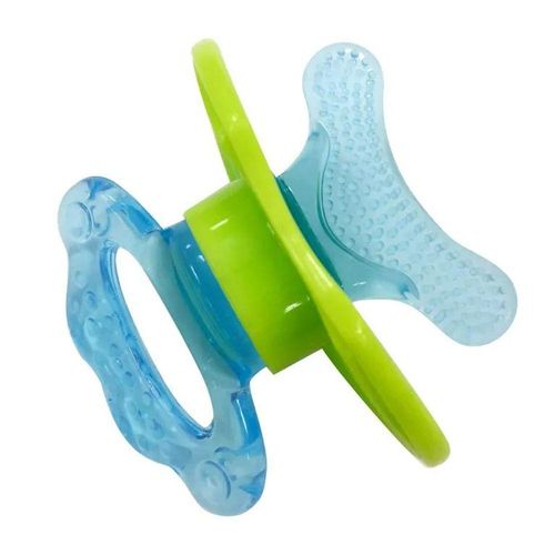 Mordedor para Bebê com Massageador de Gengiva Azul Buba com 1 Unidade