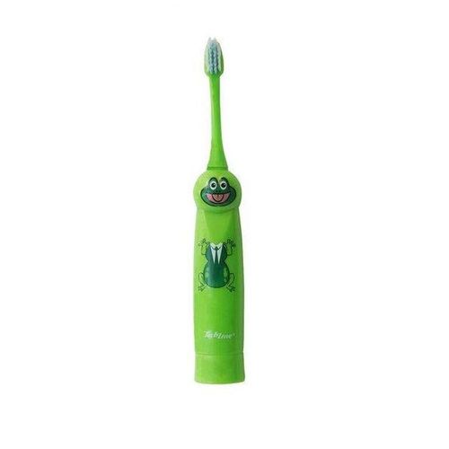 Escova de Dentes Elétrica Kids Infantil Sapo Techline com 1 Unidade