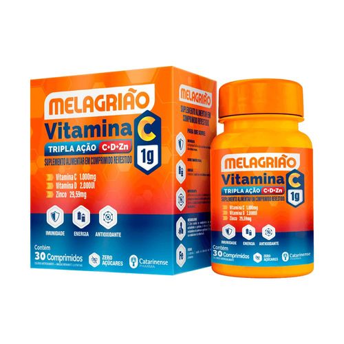 Melagrião Tripla Ação com 30 Comprimidos Revestidos