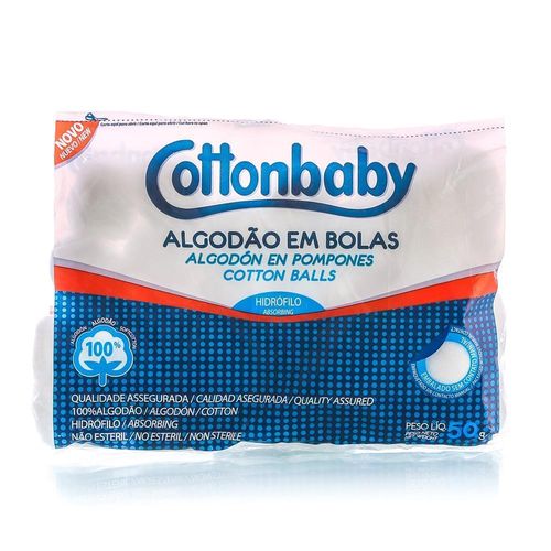 Algodão Bola Cottonbaby Branco 50g