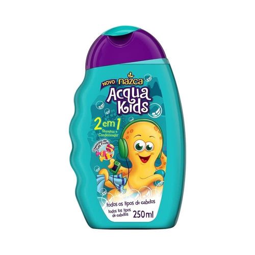 Shampoo e Condicionador 2 em 1 Infantil Acqua Kids Tutti Frutti 250ml