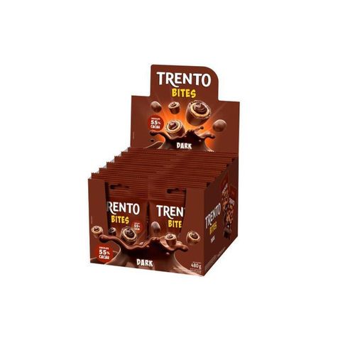 Trento Chocolate Wafer Bites Dark 40g