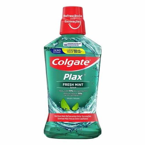 Enxaguante Bucal Antisséptico Plax Fresh Mint Colgate Pague 700ml e Leve 1000ml