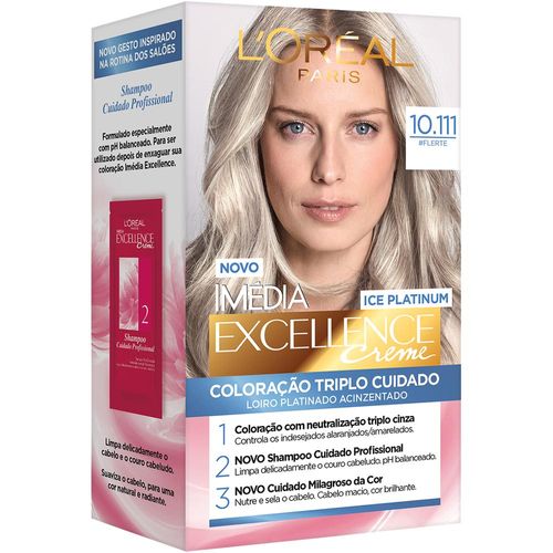 Coloração Imédia N°10.111 Louro Flerte com 1 Unidade