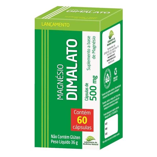 Magnésio Dimalato Medinal com 60 Cápsulas com 500mg