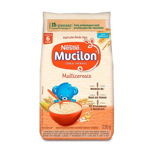 Cereal Infantil Mucilon Multicereais 230g