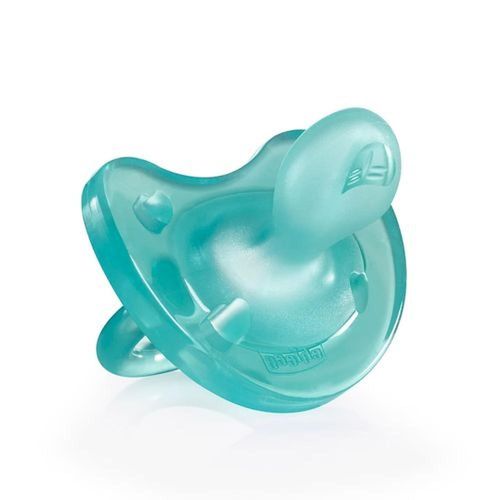 Chupeta Chicco Physio Soft New Blue Silicone Tamanho 1 com 1 Unidade