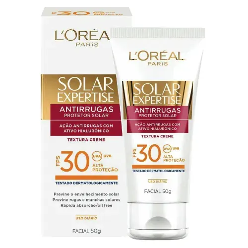 Protetor Facial L'Oréal Expert Antirrugas FPS30 50g