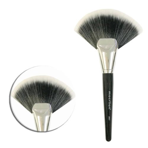 Pincel Duo Fiber Leque Linha Max A41 Macrilan com 1 Unidade