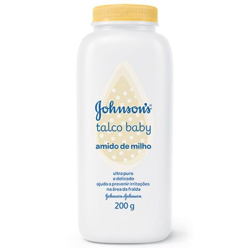 Talco Johnson & Johnson Baby Amido de Milho 200g
