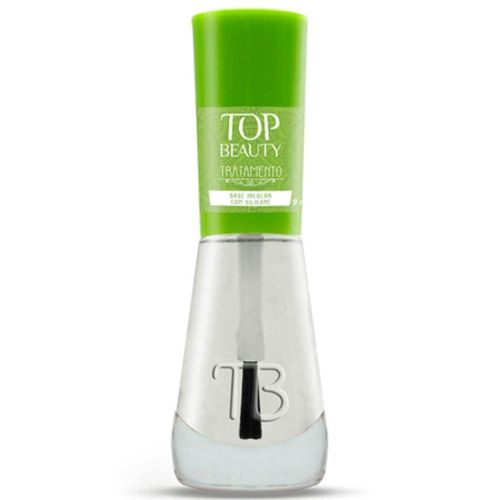 Top Beauty Esmalte Líquido Tratamento Base Incolor com Silicone 9ml