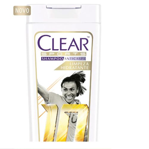 Shampoo Anticaspa Clear Sports Women Limpeza Hidratante com 200ml