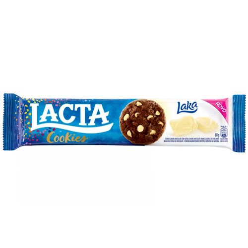 Biscoito Cookies Laka Lacta 80g