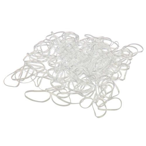 Santa Clara Elástico de Cabelo Transparente Pequeno com 200 Unidades
