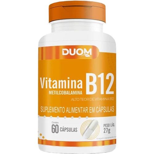 Metilcobalamina Vitamina B12 com 60 Cápsulas