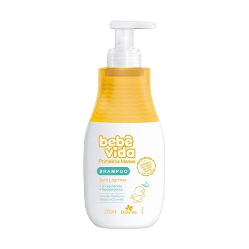 Shampoo Infantil Bebê Vida Primeiros Meses 200ml