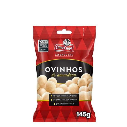 Ovinho Amendoim Elma Chips 145g