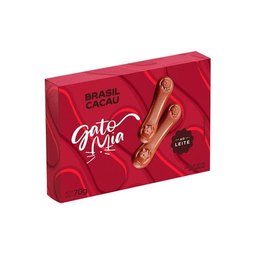 Gato Mia ao Leite Brasil Cacau 70g